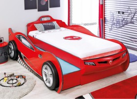 CARBED Кровать-машина Coupe с выдвижной кроватью Red 20.03.1306.00 в Зеленогорске - zelenogorsk.katalogmebeli.com | фото