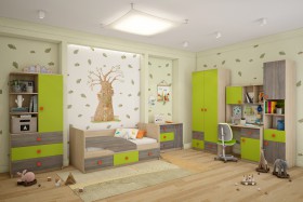 Детская комната Пуговка в Зеленогорске - zelenogorsk.katalogmebeli.com | фото