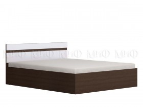 Ким кровать с подъемным механизмом 1,4 (Венге/белый глянец) в Зеленогорске - zelenogorsk.katalogmebeli.com | фото