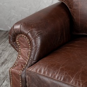 Кресло кожаное Лофт Аристократ (ширина 1100 мм) в Зеленогорске - zelenogorsk.katalogmebeli.com | фото 5