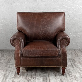 Кресло кожаное Лофт Аристократ (ширина 1100 мм) в Зеленогорске - zelenogorsk.katalogmebeli.com | фото 8