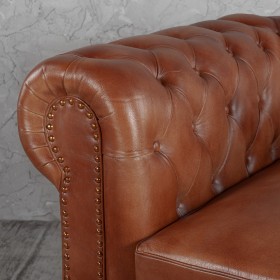 Кресло кожаное Лофт Честер (кожа) в Зеленогорске - zelenogorsk.katalogmebeli.com | фото 3