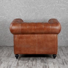Кресло кожаное Лофт Честер (кожа) в Зеленогорске - zelenogorsk.katalogmebeli.com | фото 7