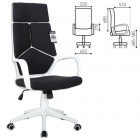 Кресло офисное BRABIX Prime EX-515 (черная ткань) в Зеленогорске - zelenogorsk.katalogmebeli.com | фото