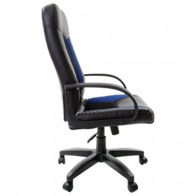 Кресло офисное BRABIX Strike EX-525 (сине-черный) в Зеленогорске - zelenogorsk.katalogmebeli.com | фото 2