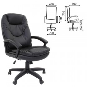 Кресло офисное BRABIX Trend EX-568 (черный) в Зеленогорске - zelenogorsk.katalogmebeli.com | фото 1