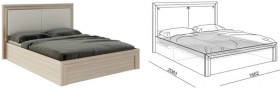 Кровать 1,6 Глэдис (М32) с подъемным механизмом Распродажа в Зеленогорске - zelenogorsk.katalogmebeli.com | фото 2