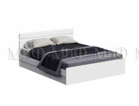 Кровать Нэнси New 1,4м (Белый/белый глянец) в Зеленогорске - zelenogorsk.katalogmebeli.com | фото