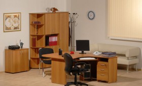 Мебель для персонала Рубин 42 Светлый миланский орех в Зеленогорске - zelenogorsk.katalogmebeli.com | фото 2