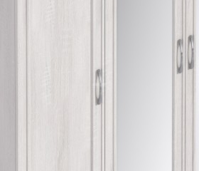 Шкаф 4-х дверный СБ-2389 Флоренция (Дуб Сонома Белый) в Зеленогорске - zelenogorsk.katalogmebeli.com | фото 2