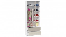 Шкаф для одежды комбинированный «Сканди» Дуб Гарден/Белый/Глиняный серый в Зеленогорске - zelenogorsk.katalogmebeli.com | фото 3