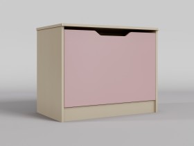 Ящик для игрушек Грэйси (Розовый/корпус Клен) в Зеленогорске - zelenogorsk.katalogmebeli.com | фото