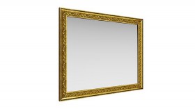 Зеркало навесное "Айрум"/(дуб кальяри / профиль: золото с орнаментом) в Зеленогорске - zelenogorsk.katalogmebeli.com | фото 1